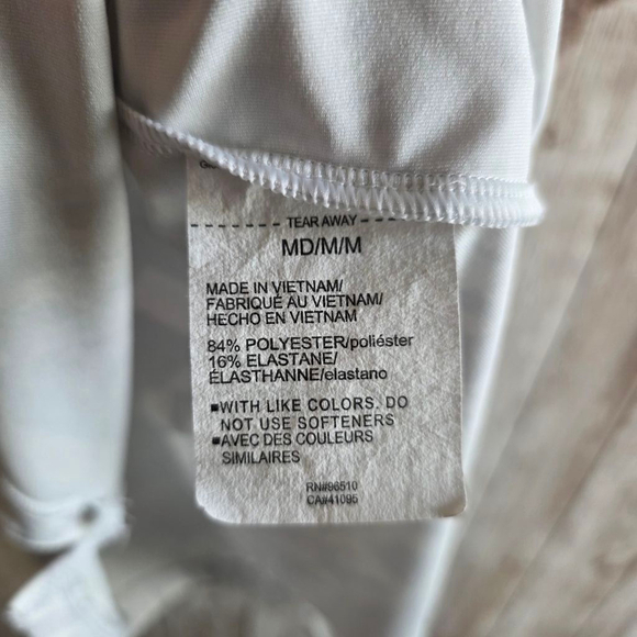 Women's Under Armour Tank Top Size M White Gray - Picture 4 of 7